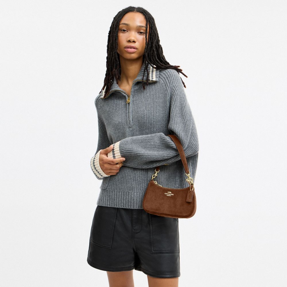 Coach Teri Mini Crossbody Bag Gold/Warm Brown