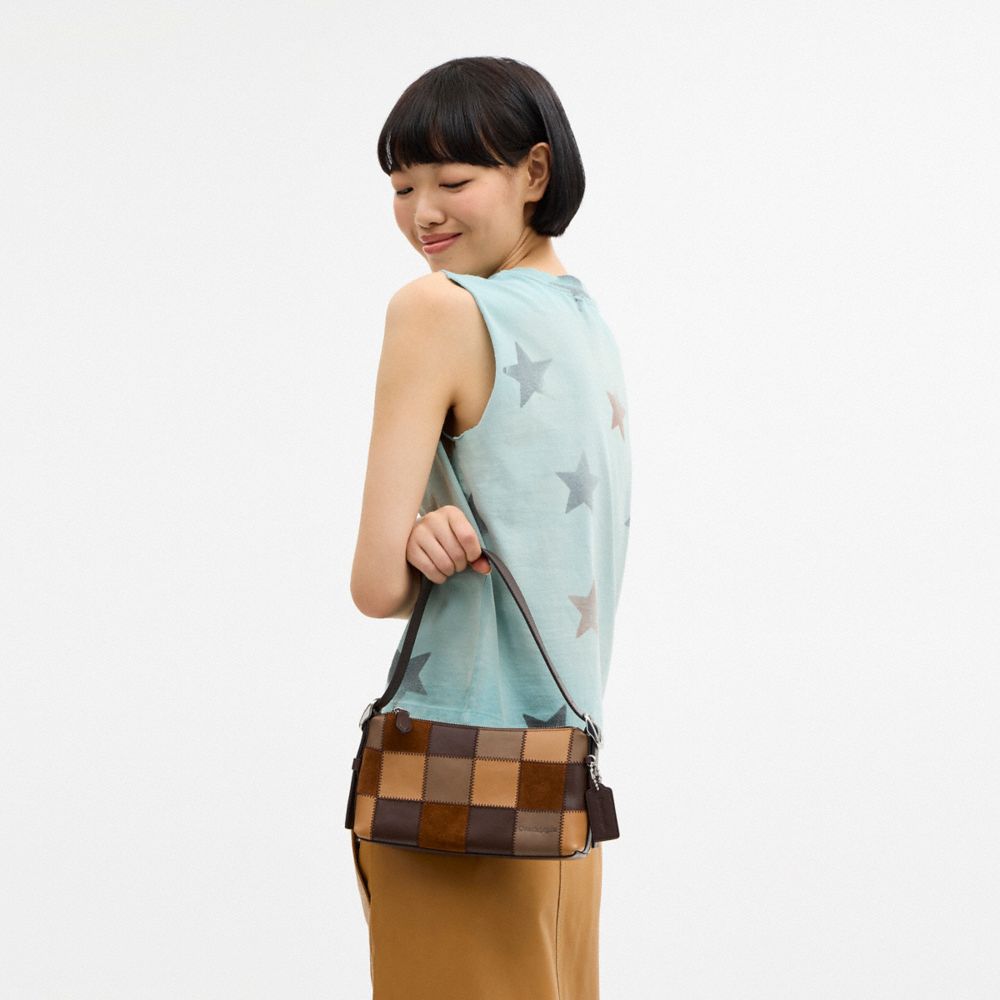 Coach Alter/Ego Small Slouchy Shoulder Bag Tan Multi