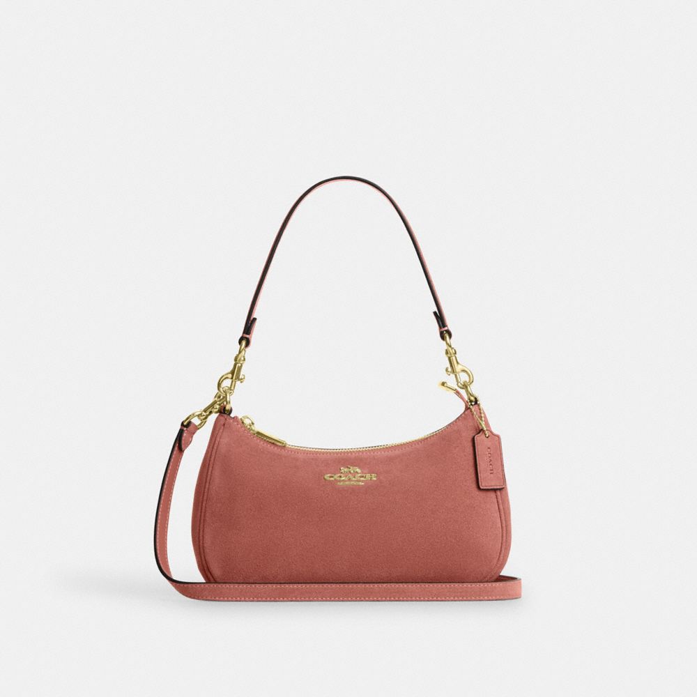 Coach Teri Shoulder Bag Gold/Blush Pink