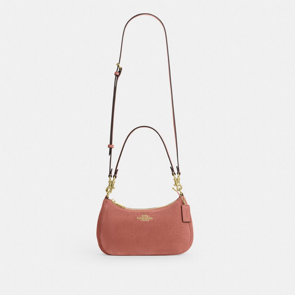 Coach Teri Shoulder Bag Gold/Blush Pink