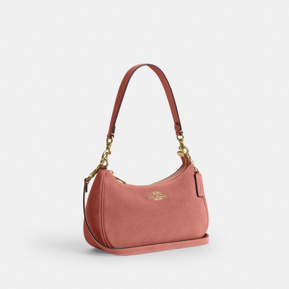 Coach Teri Shoulder Bag Gold/Blush Pink