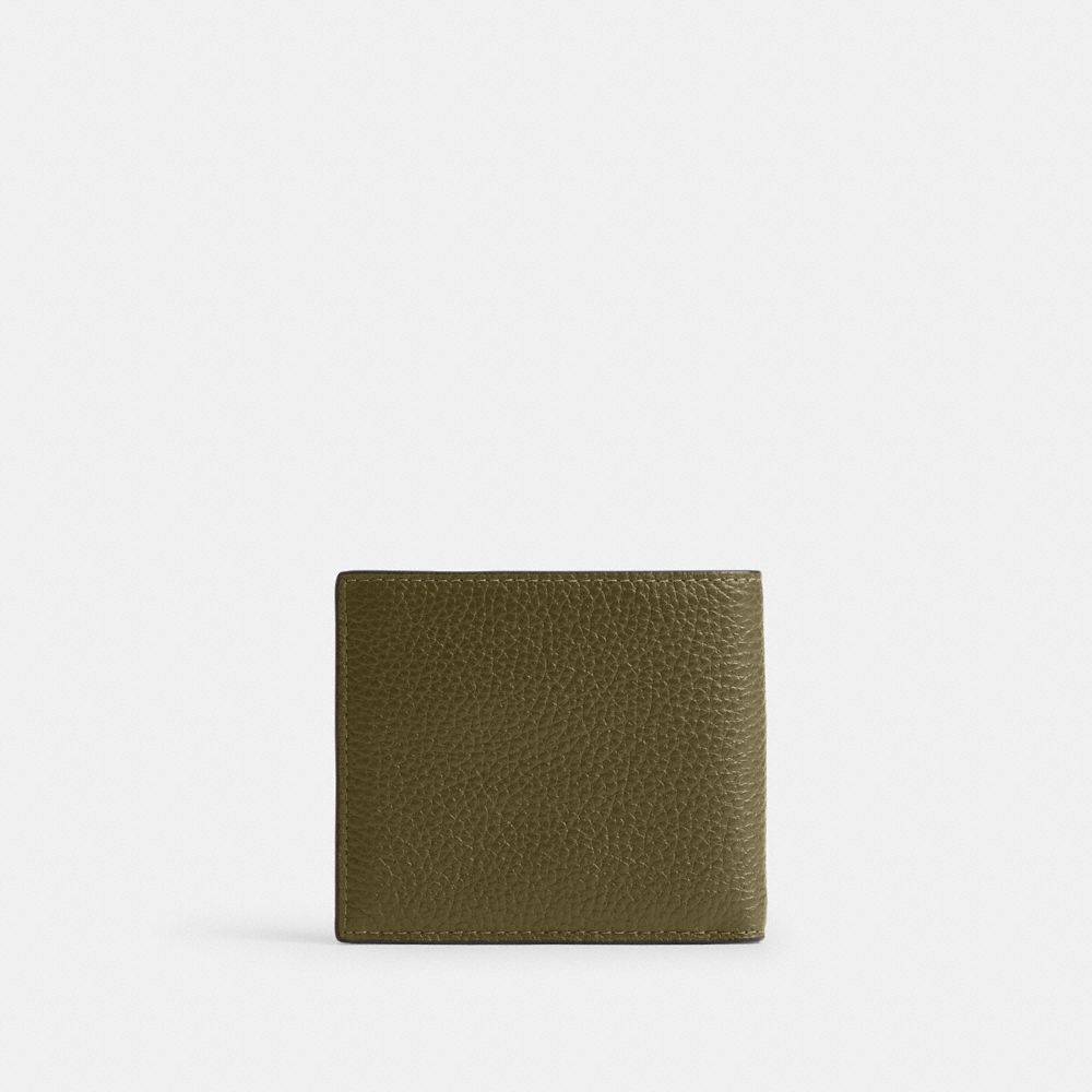Coach ID Billfold Wallet Olive
