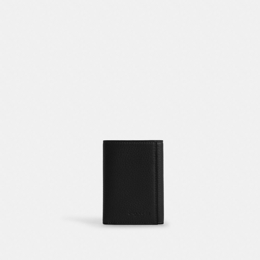 Coach Trifold Wallet Black