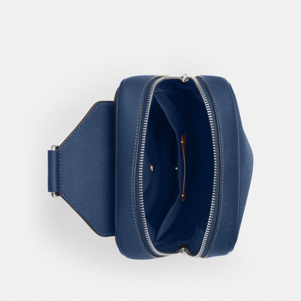 Coach Ray Pack 17 Silver Deep Blue