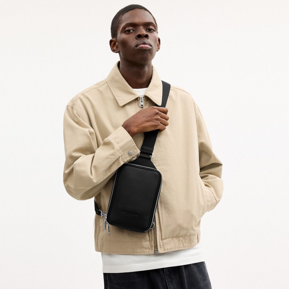 Coach Ray Pack Silver Black