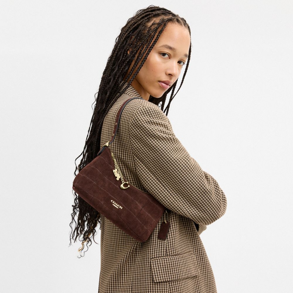 Coach Emeilia Shoulder Bag Gold/Maple