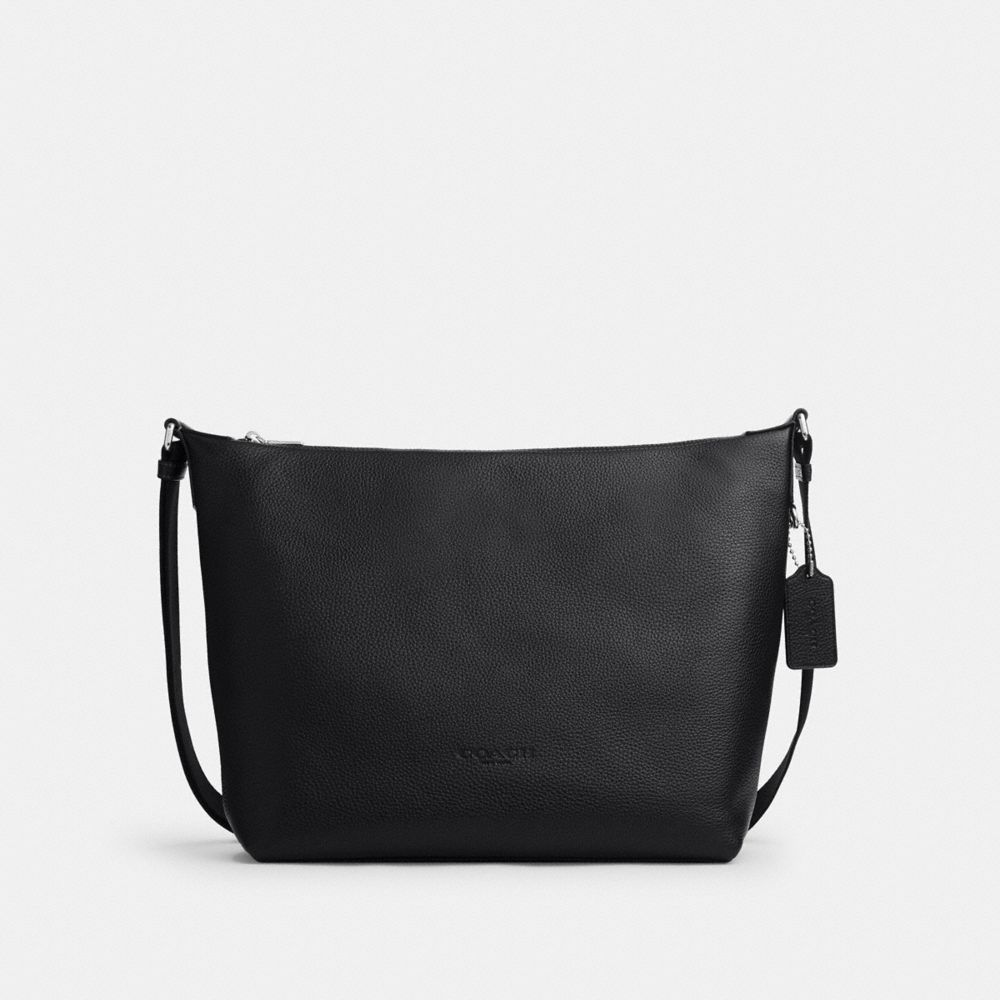 Coach Finn Hobo Bag 32 Silver/Black