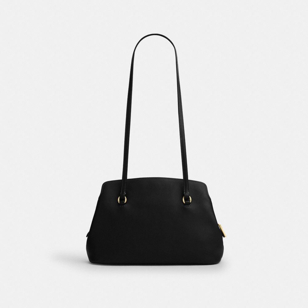 Coach Elise Shoulder Bag Gold/Black