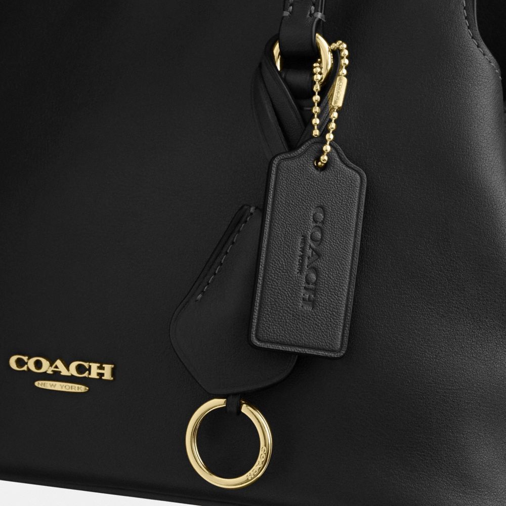 Coach Elise Shoulder Bag Gold/Black