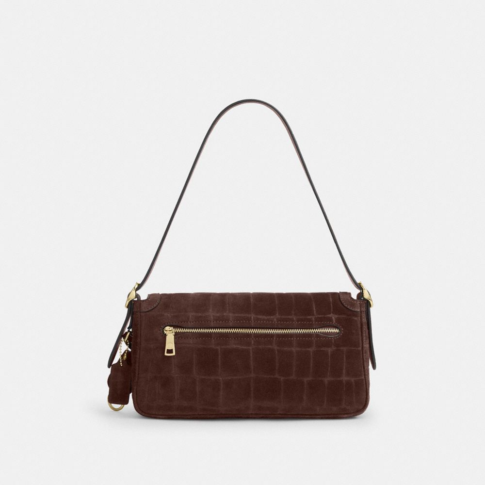 Coach Etta Small Flap Shoulder Bag Gold/Maple
