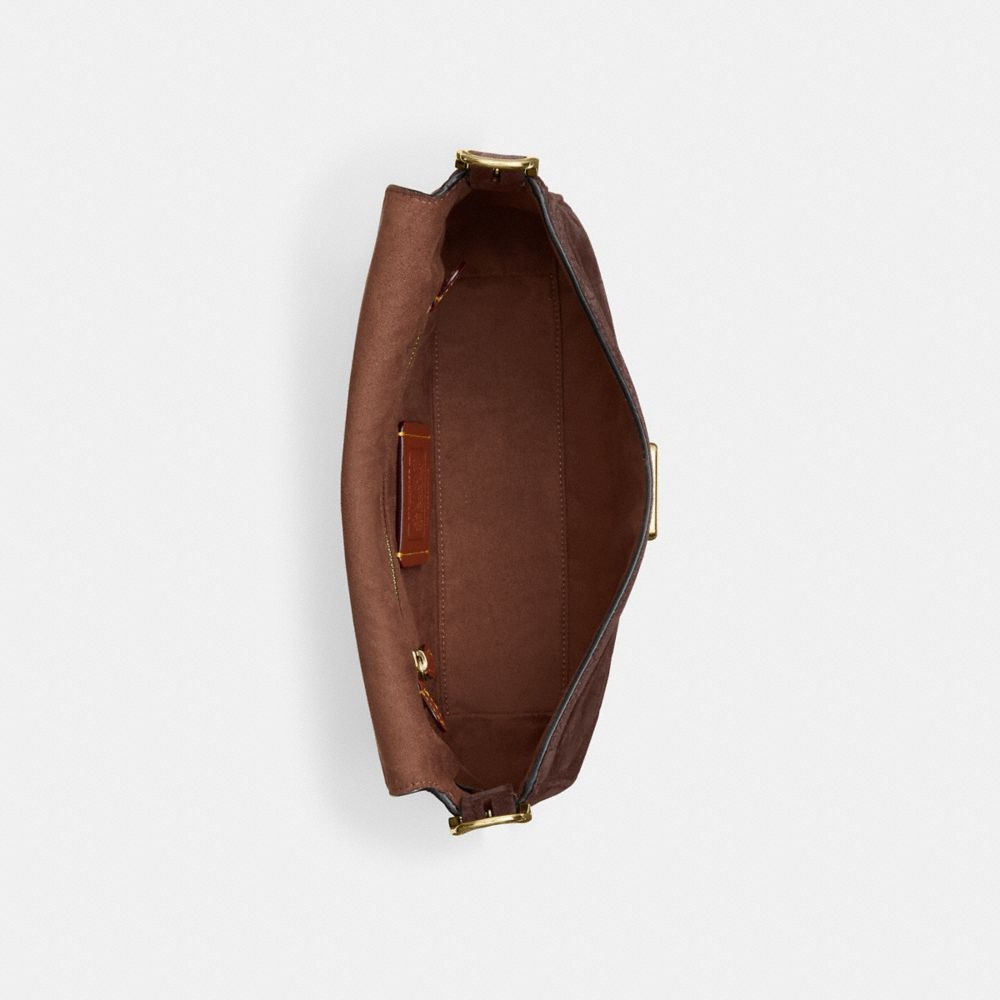Coach Etta Small Flap Shoulder Bag Gold/Maple