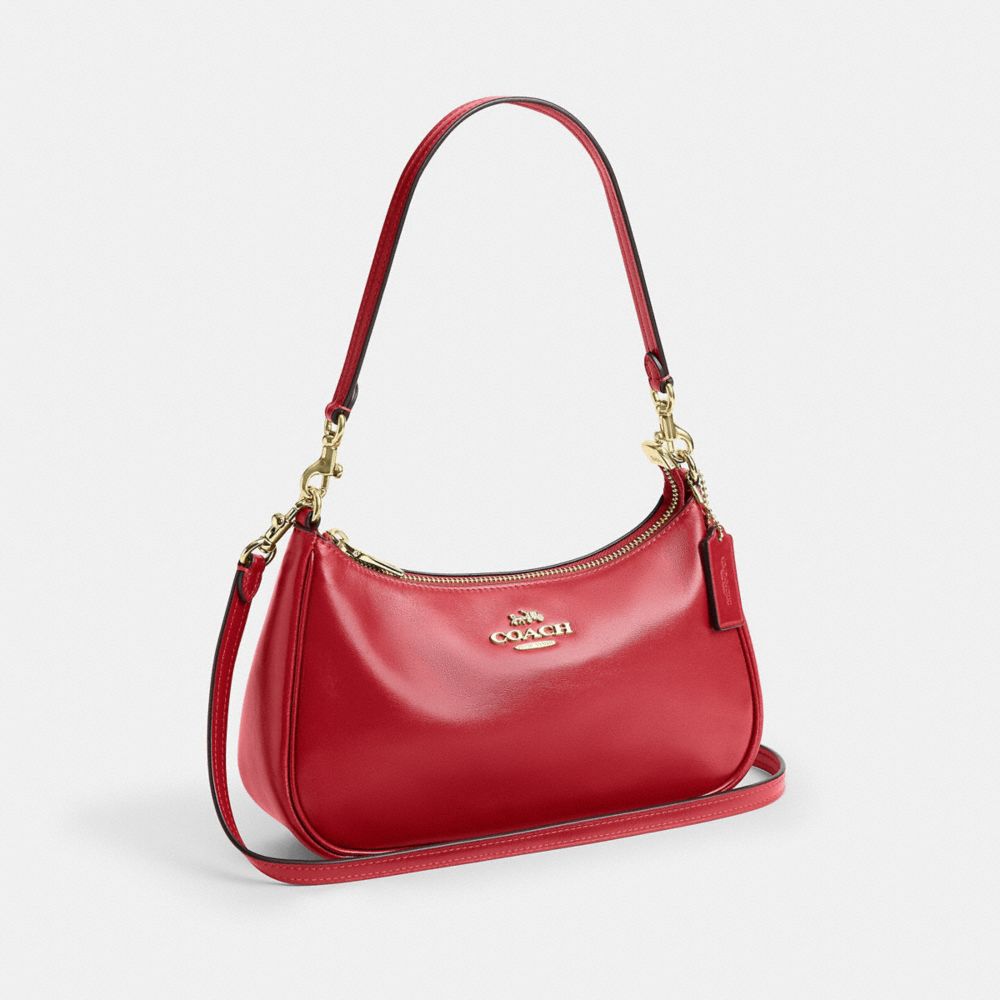 Coach Soft Teri Shoulder Bag Gold/Poppy