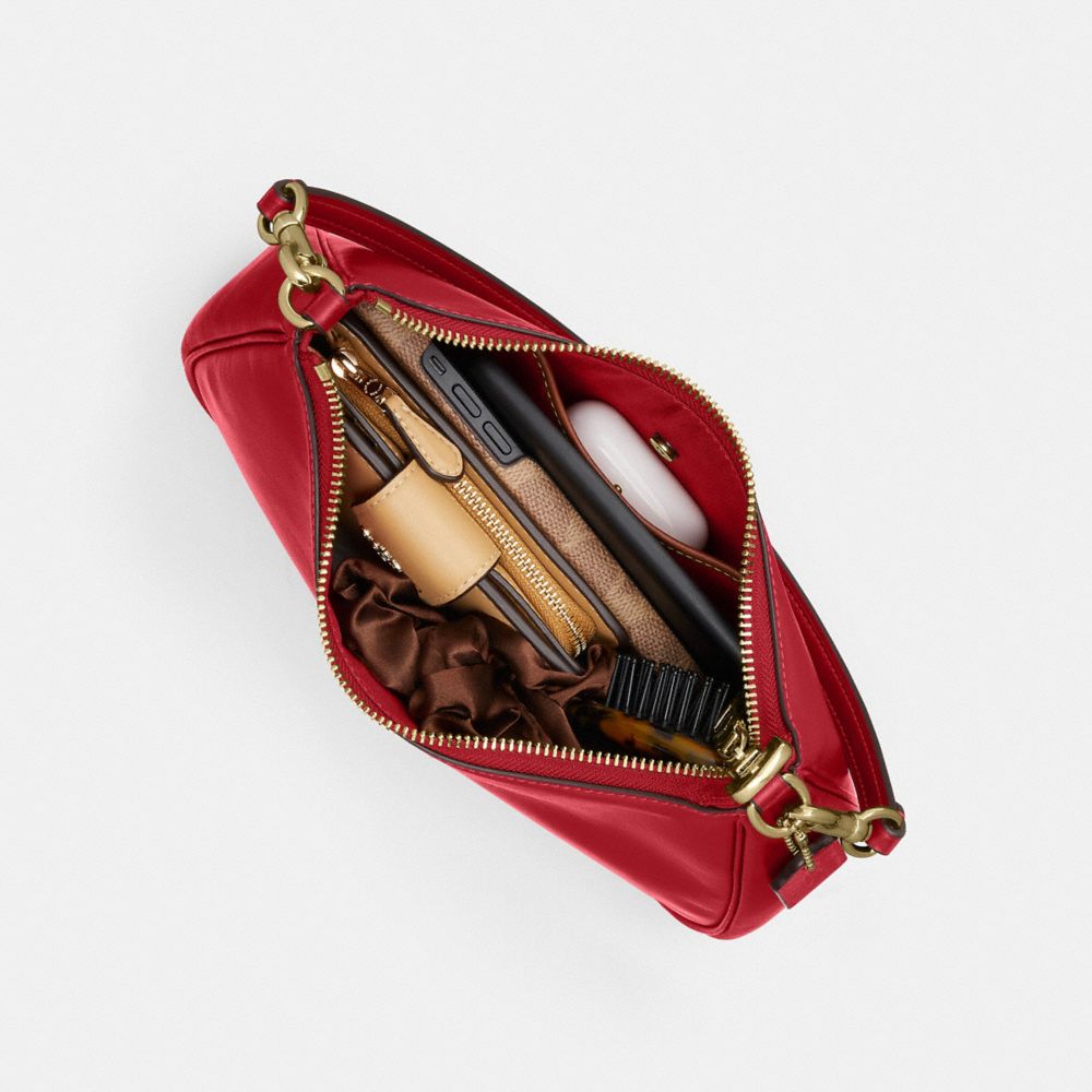 Coach Soft Teri Shoulder Bag Gold/Poppy