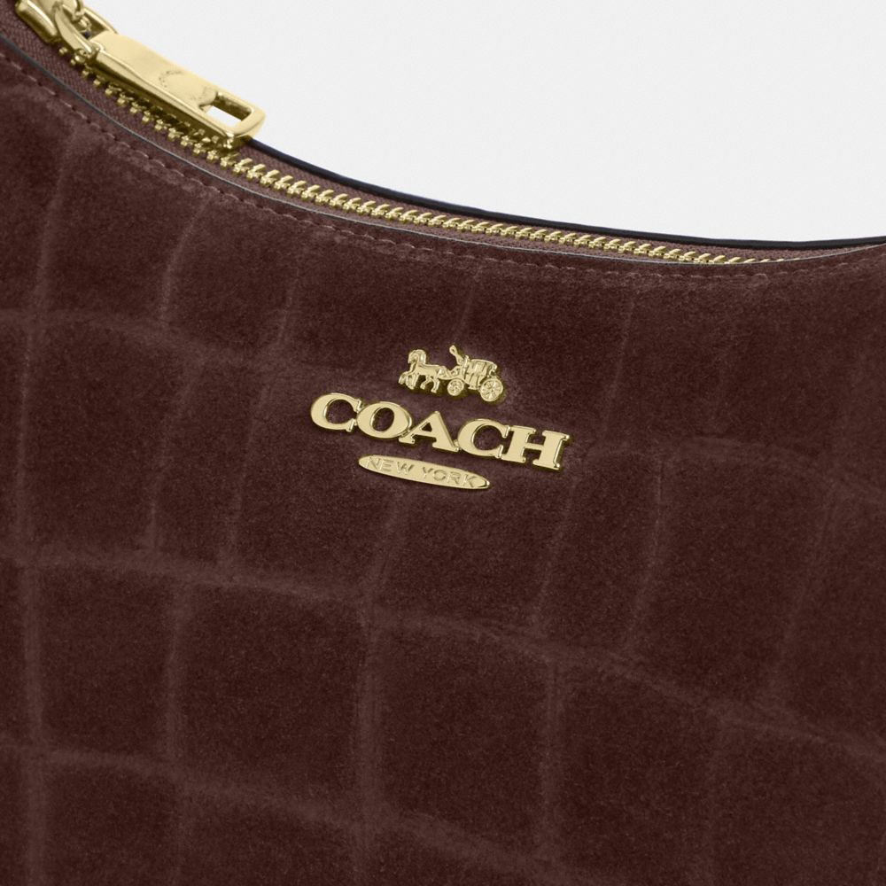 Coach Soft Teri Shoulder Bag Gold/Maple