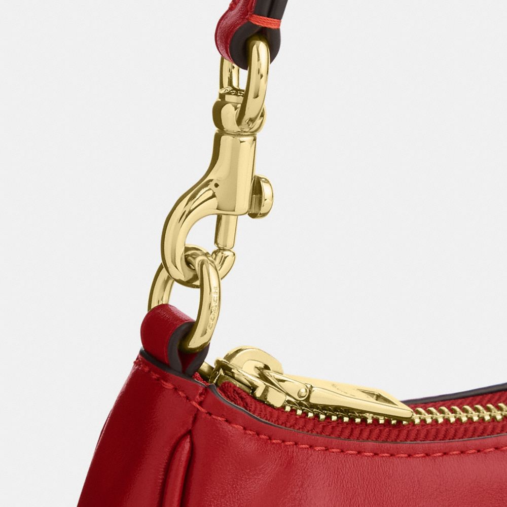 Coach Soft Teri Mini Crossbody Bag Gold/Poppy