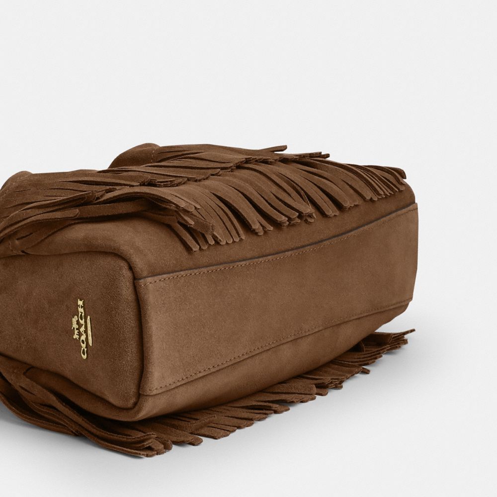 Coach Faye Shoulder Bag With Fringe Im/Cedar