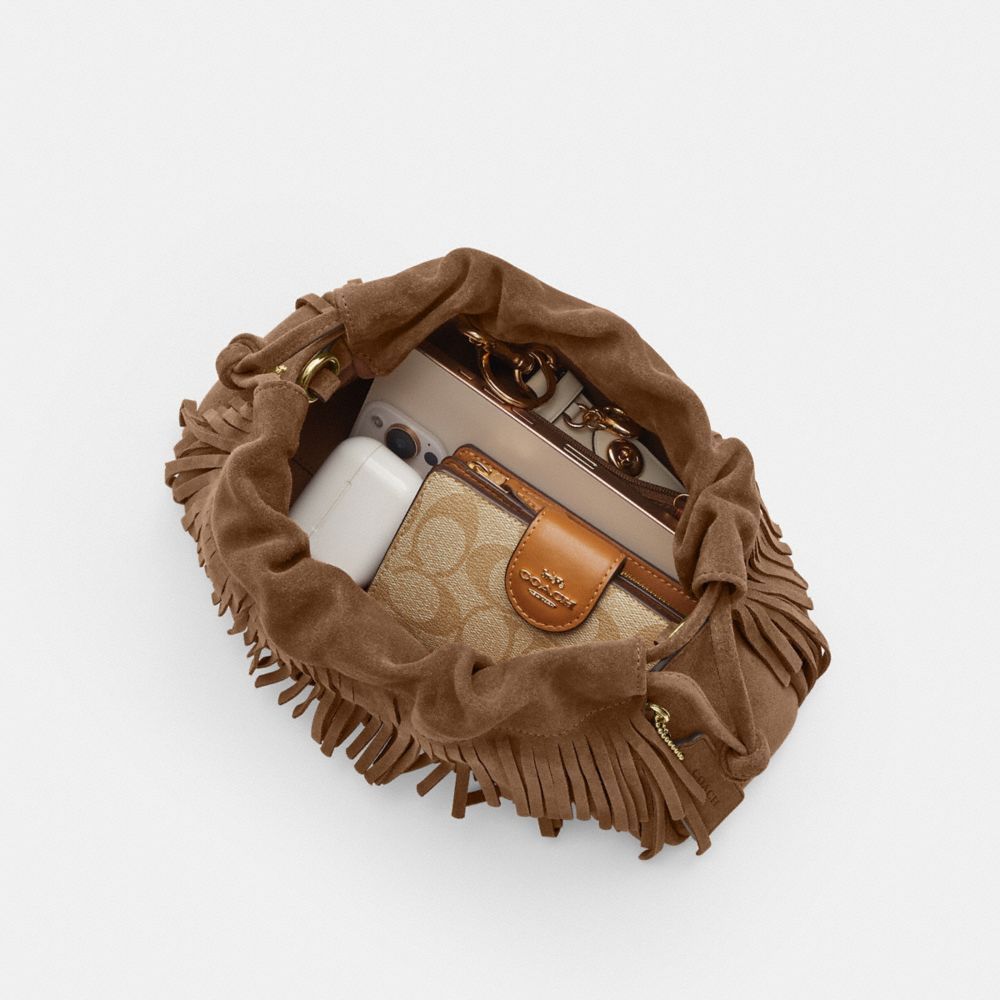 Coach Faye Shoulder Bag With Fringe Im/Cedar