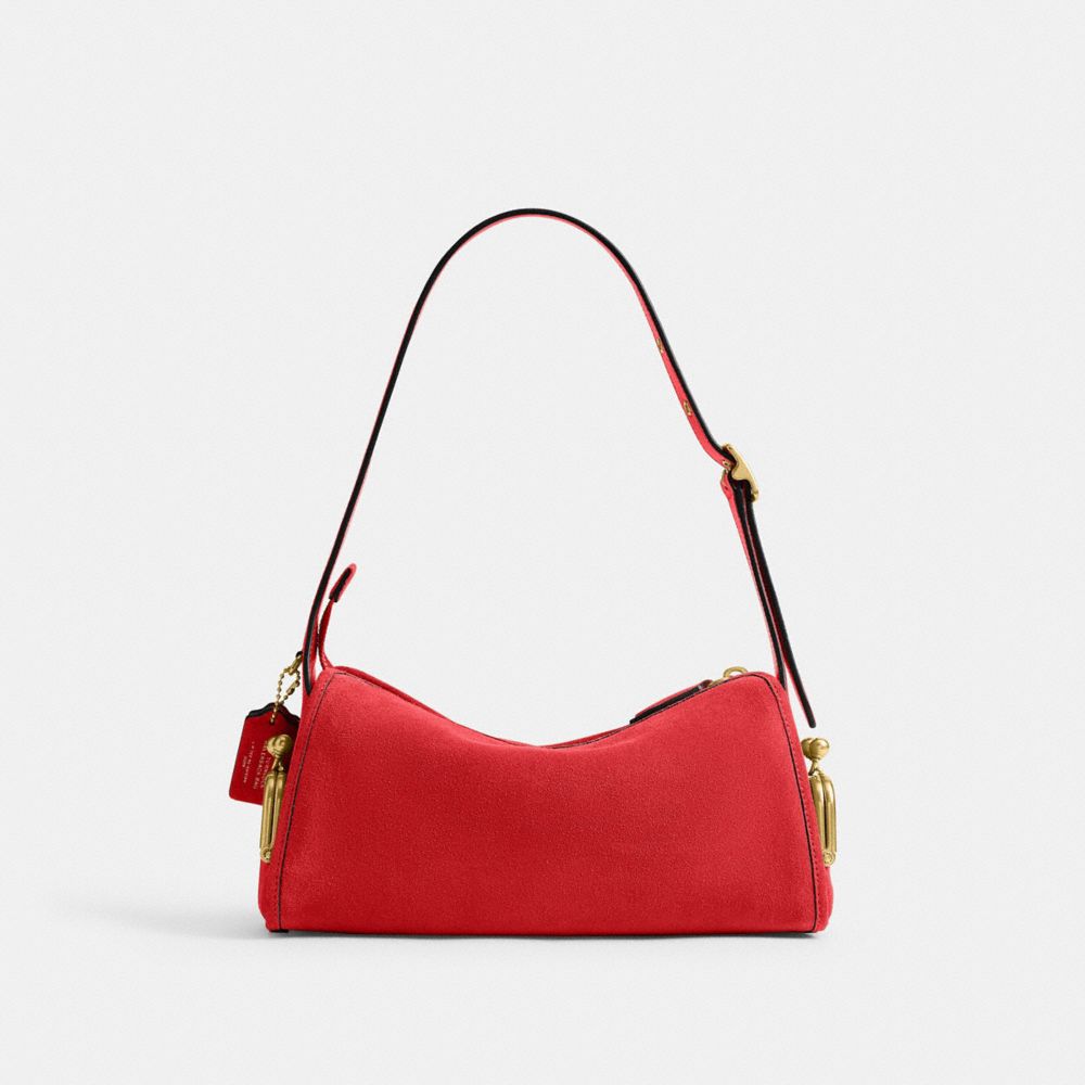 Coach Turnlock Haversack Bag 27 Brass/Candy Apple