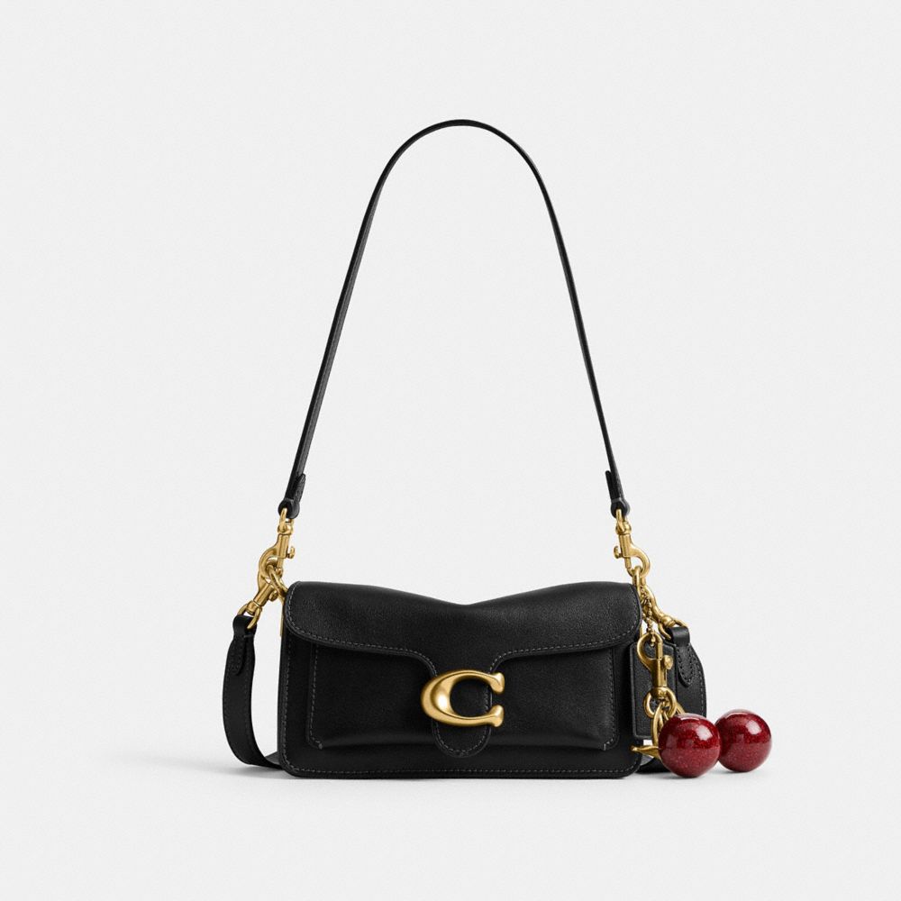 Coach Soft Tabby Shoulder Bag 20 Brass/Black