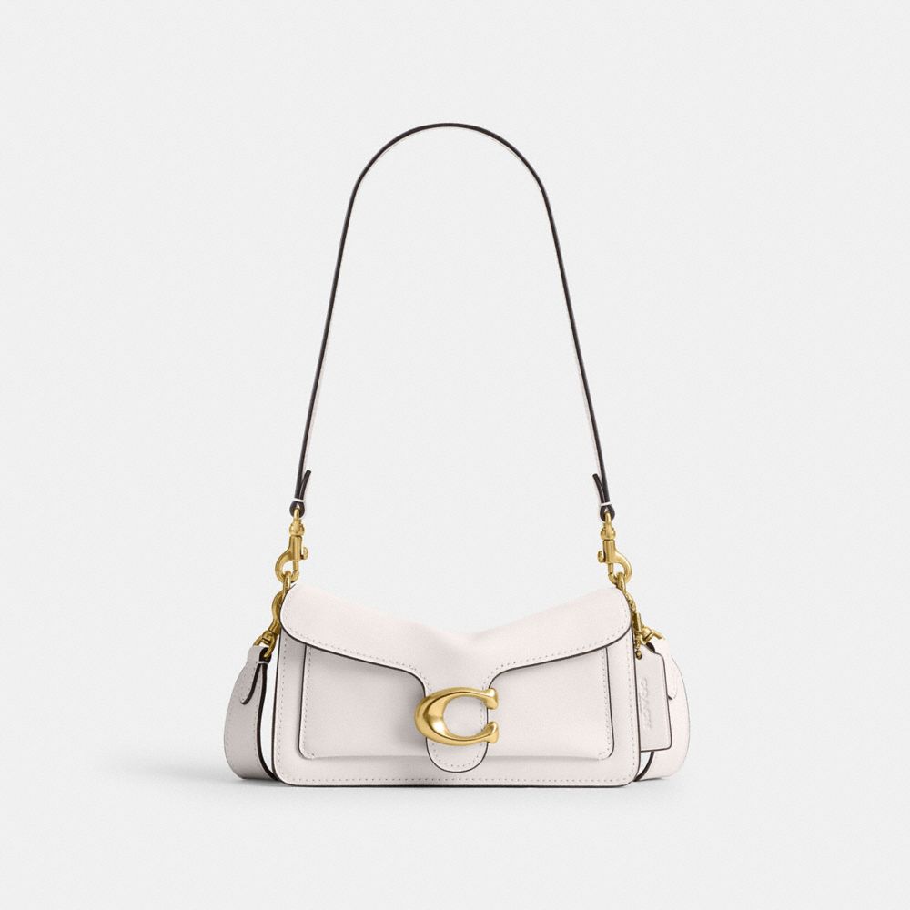 Coach Soft Tabby Shoulder Bag 20 Brass/Chalk