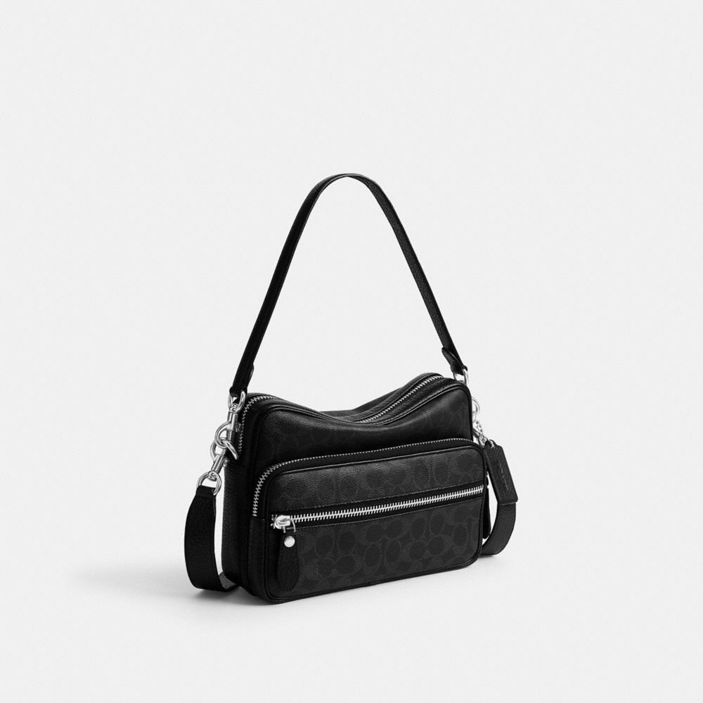 Coach Dakota Crossbody Bag In Signature UpcraftedLeather Black Signature
