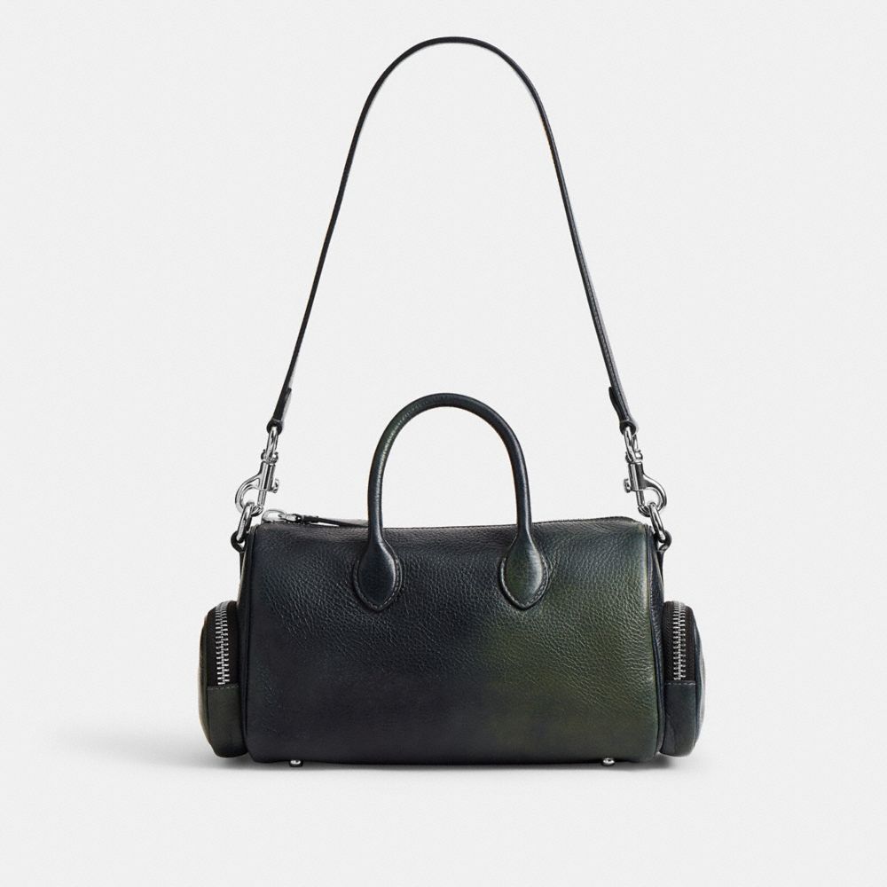 Coach Compass Bag 25 With Pockets Navy/Green