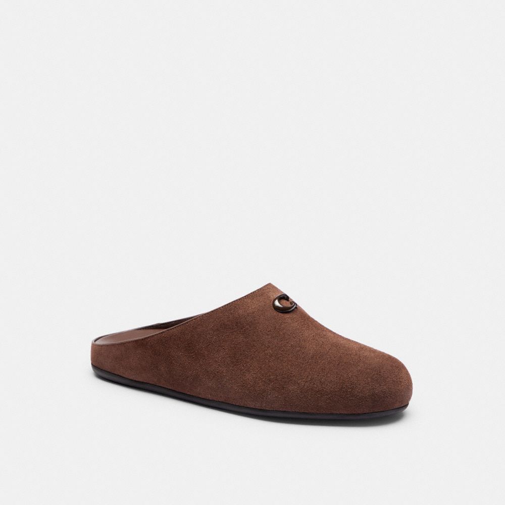 Women's Coach Sculpted C Soft Mule Chocolate Brown