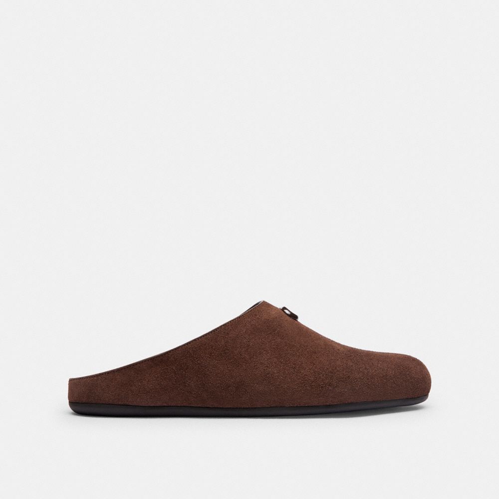 Women's Coach Sculpted C Soft Mule Chocolate Brown