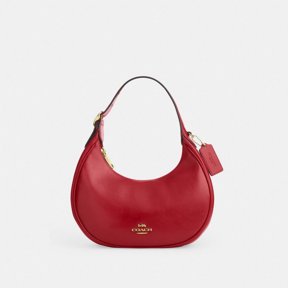Coach Emily Shoulder Bag Gold/Poppy