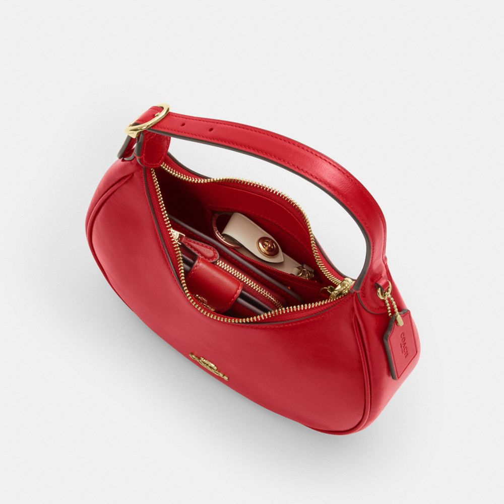 Coach Emily Shoulder Bag Gold/Poppy