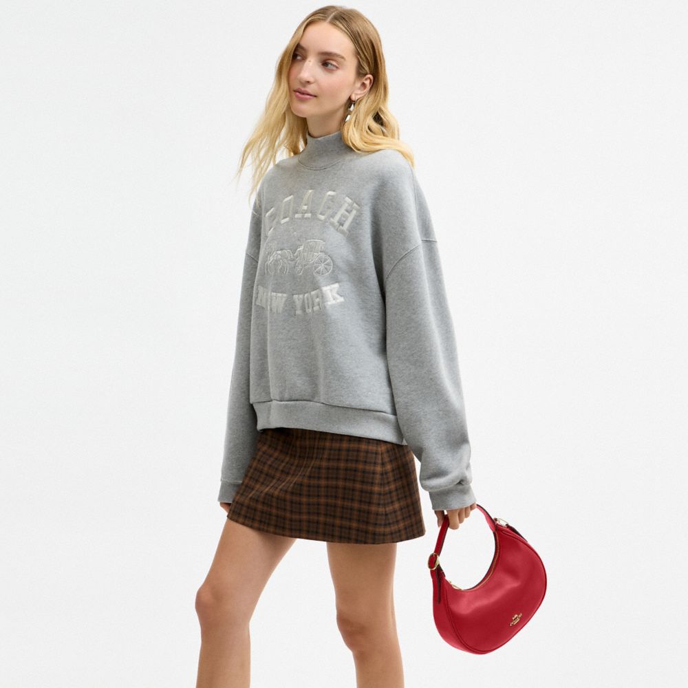 Coach Emily Shoulder Bag Gold/Poppy