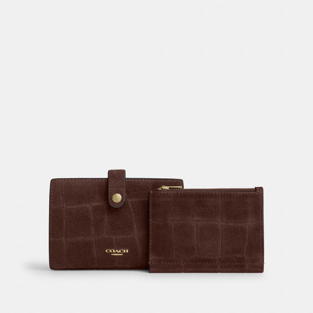 Coach 2-In-1 Wallet Gold/Maple