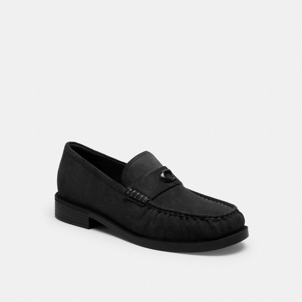 Men's Coach Soft Loafer Black