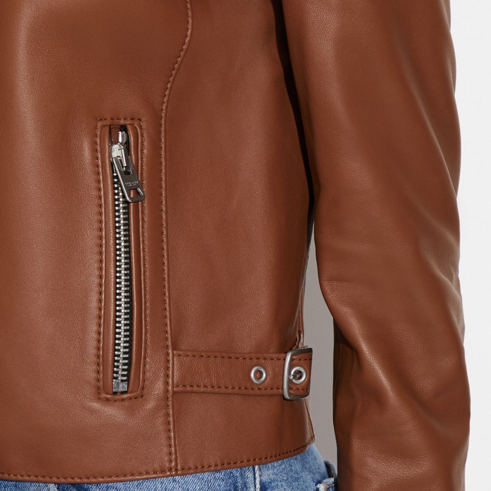 Coach Leather Racer Saddle