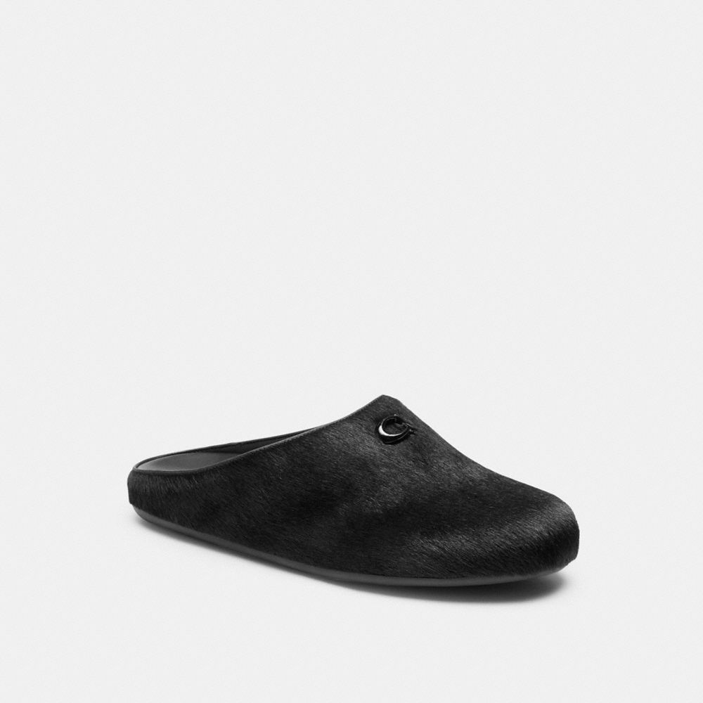 Women's Coach Sculpted C Soft Mule Black