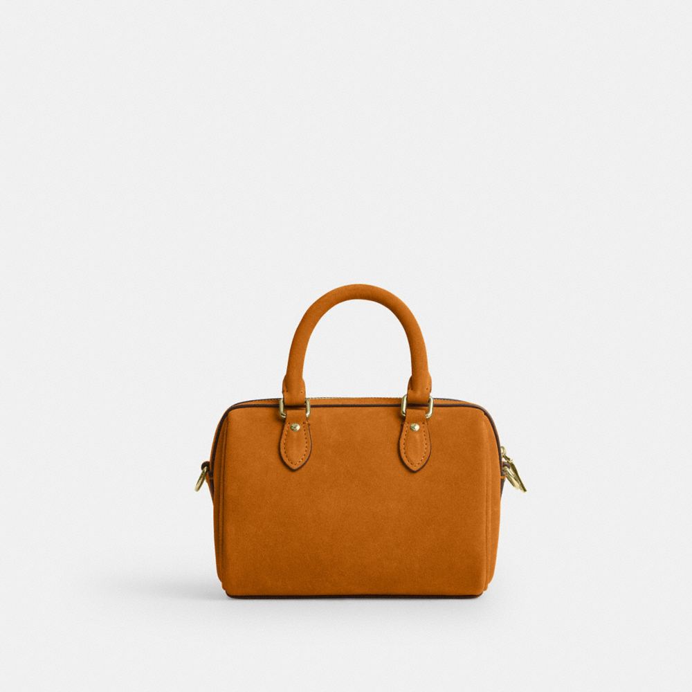 Coach Mini Rowan Crossbody Bag Gold/Marigold