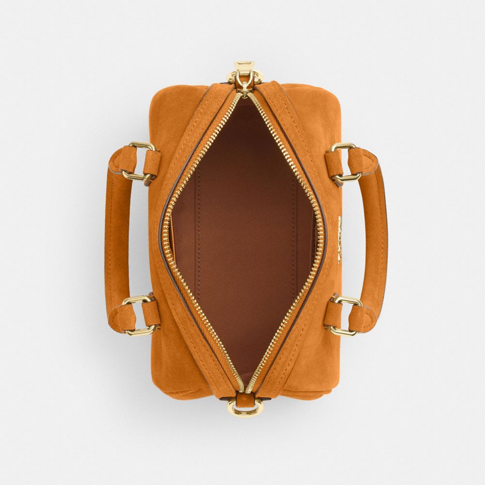 Coach Mini Rowan Crossbody Bag Gold/Marigold