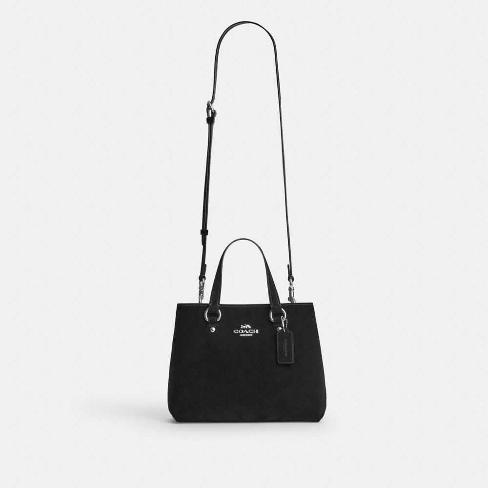Coach Station Carryall Bag Silver/Black