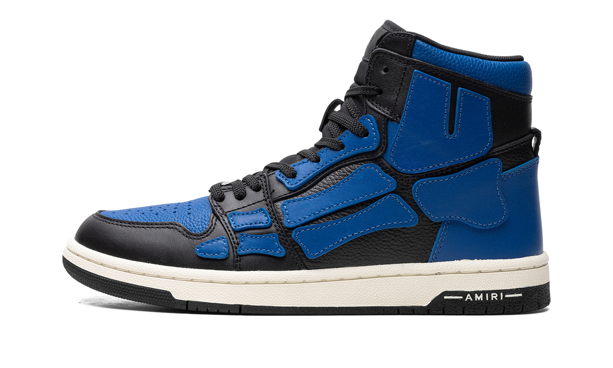 AMIRI Skel Panelled High Top Blue Black