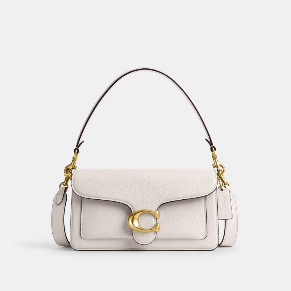 Coach Tabby Shoulder Bag 26 Brass Chalk