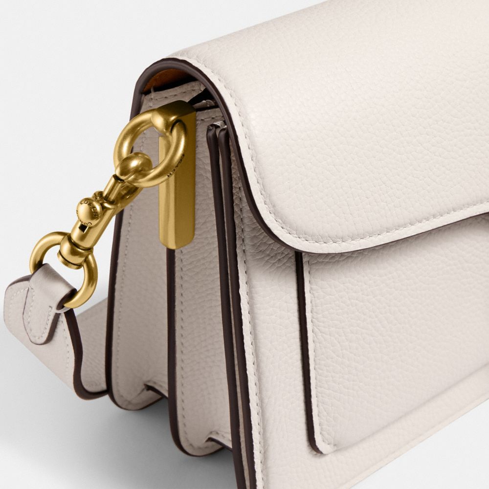 Coach Tabby Shoulder Bag 26 Brass Chalk