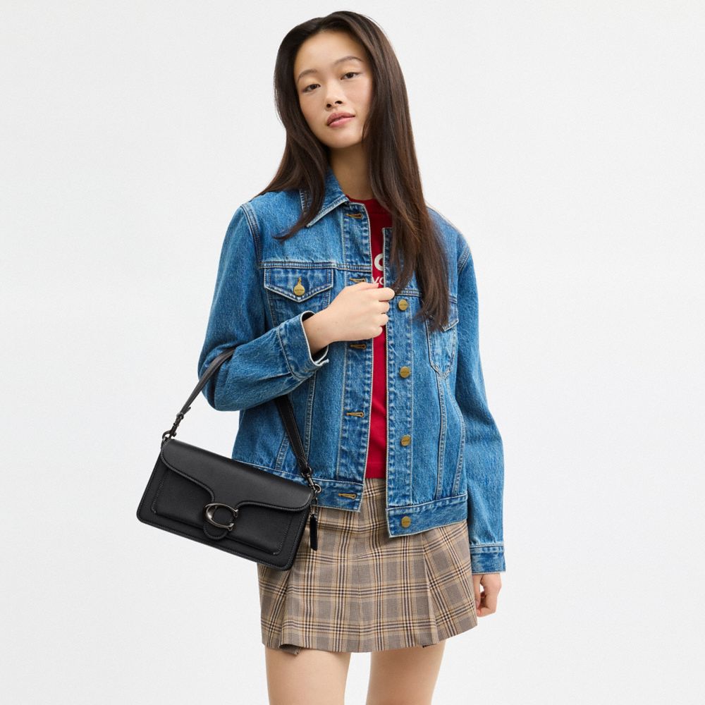 Coach Tabby Shoulder Bag 26 Pewter Black