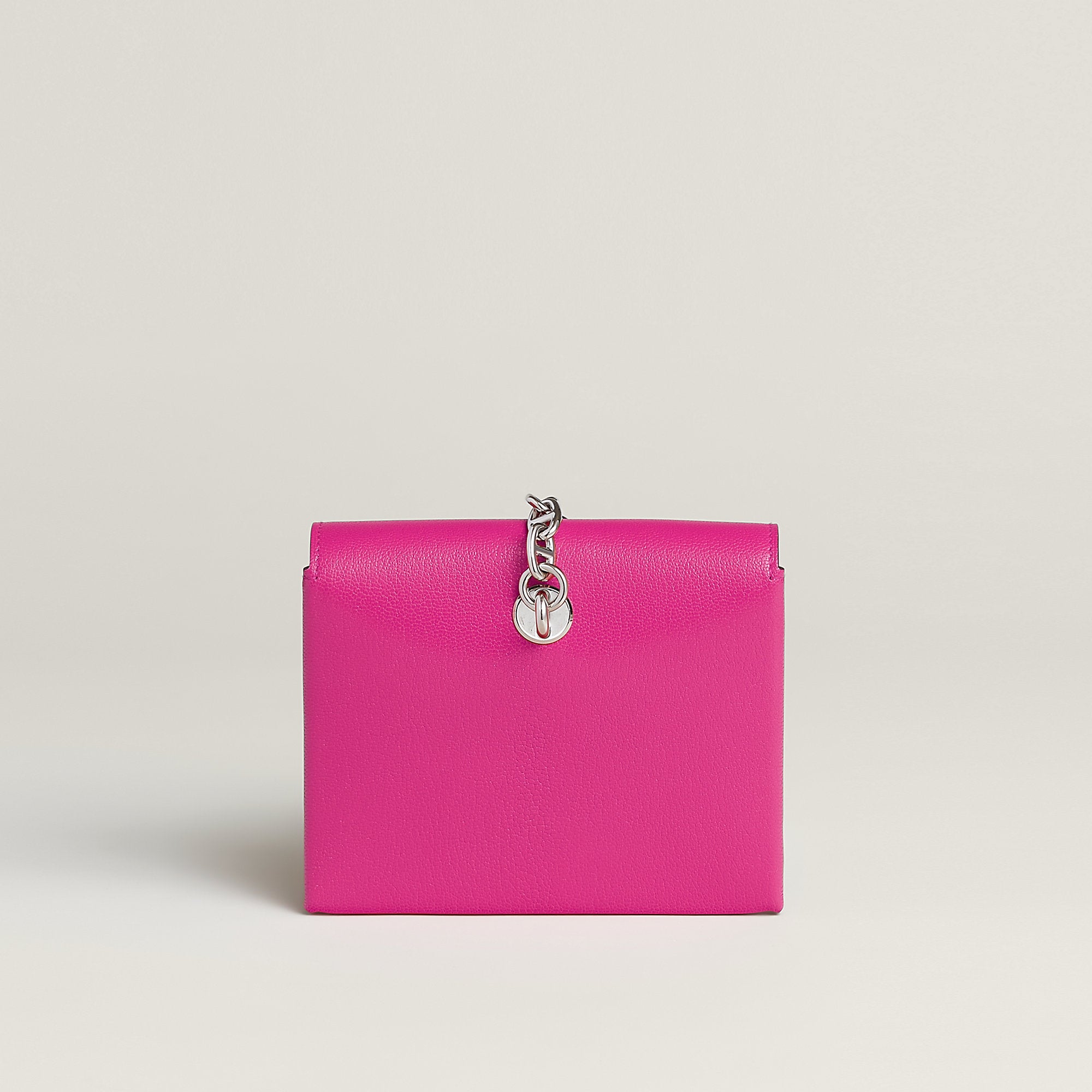 Hermes Chaine D'Ancre To Go Wallet Rose Shocking
