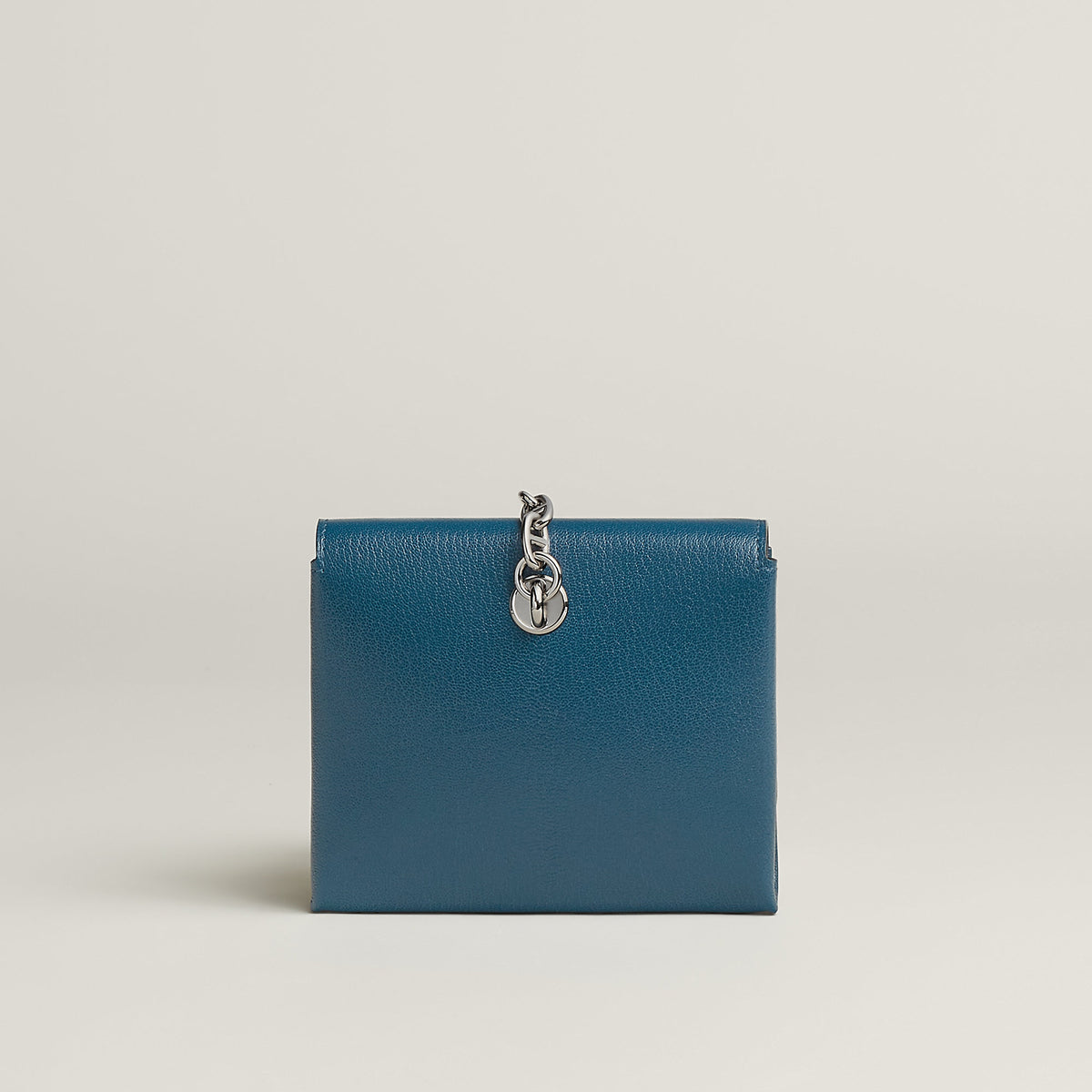 Hermes Chaine D'Ancre To Go Wallet Deep Blue