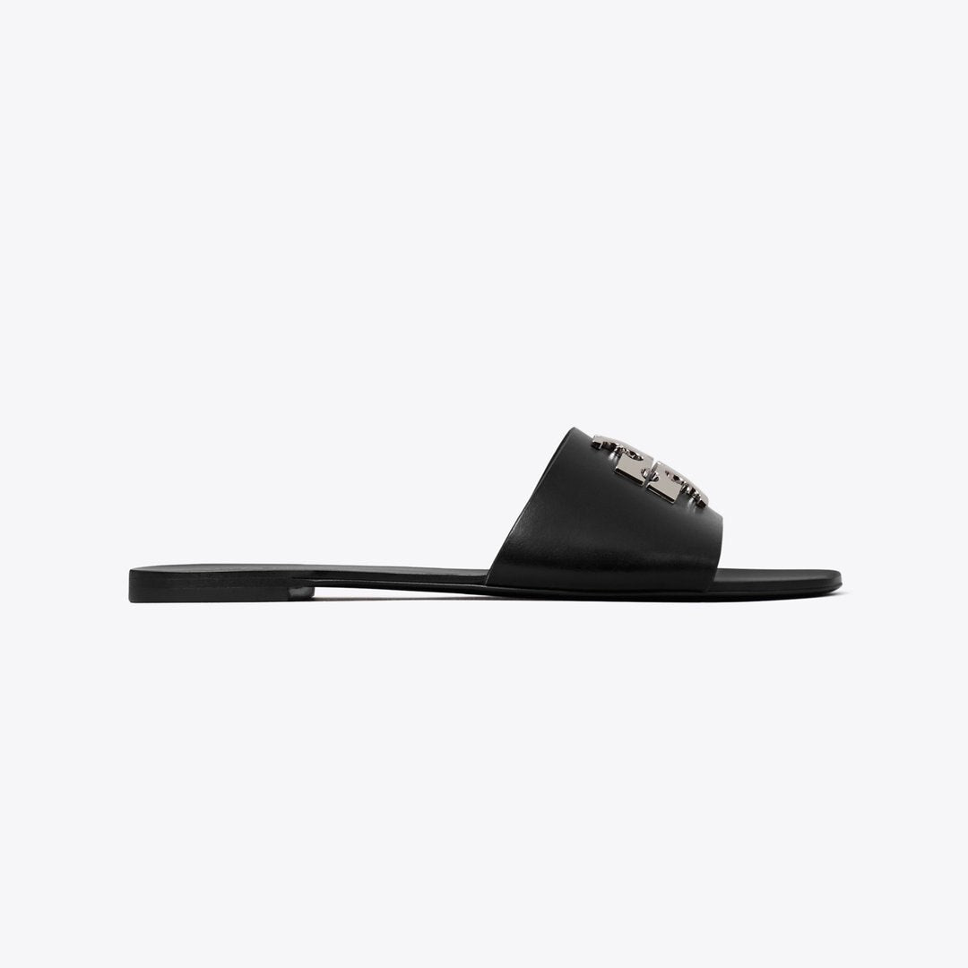 Tory Burch Charlie Cuoio Slide PERFECT BLACK