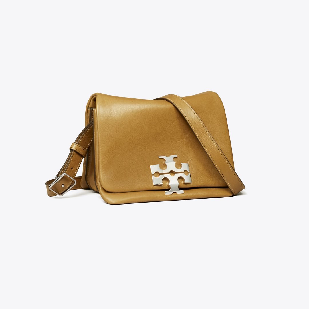 Tory Burch Charlie Runway Shoulder Bag WREN BROWN