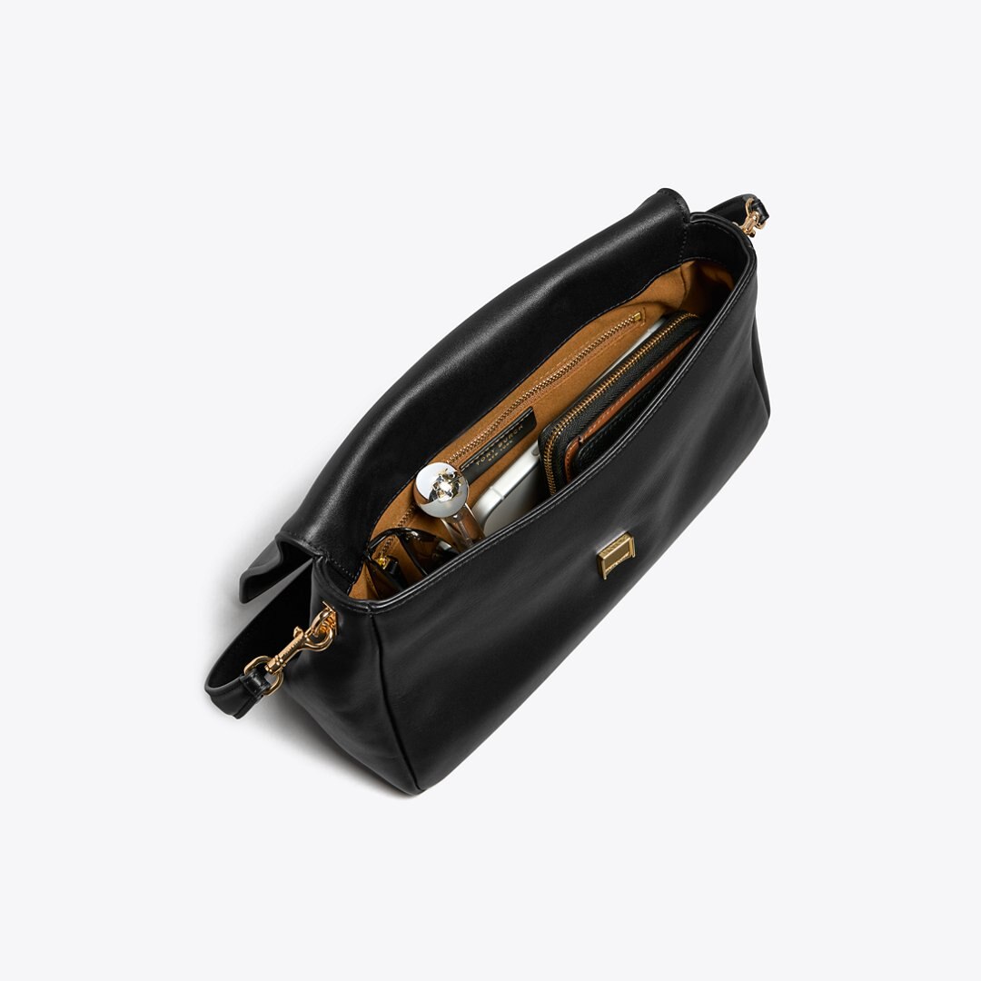 Tory Burch Charlie Shoulder Bag Black