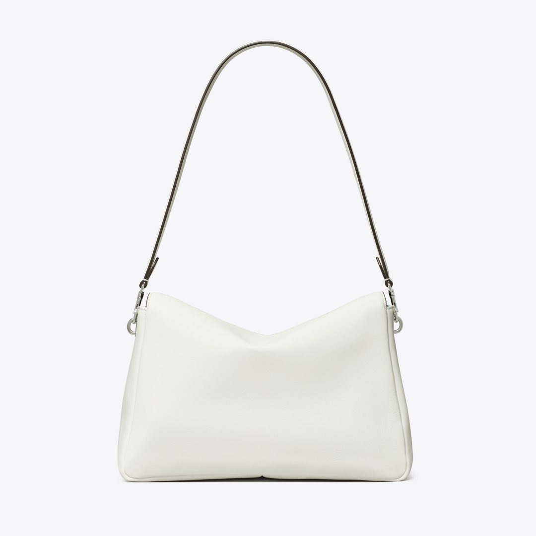 Tory Burch Charlie Shoulder Bag Bianco