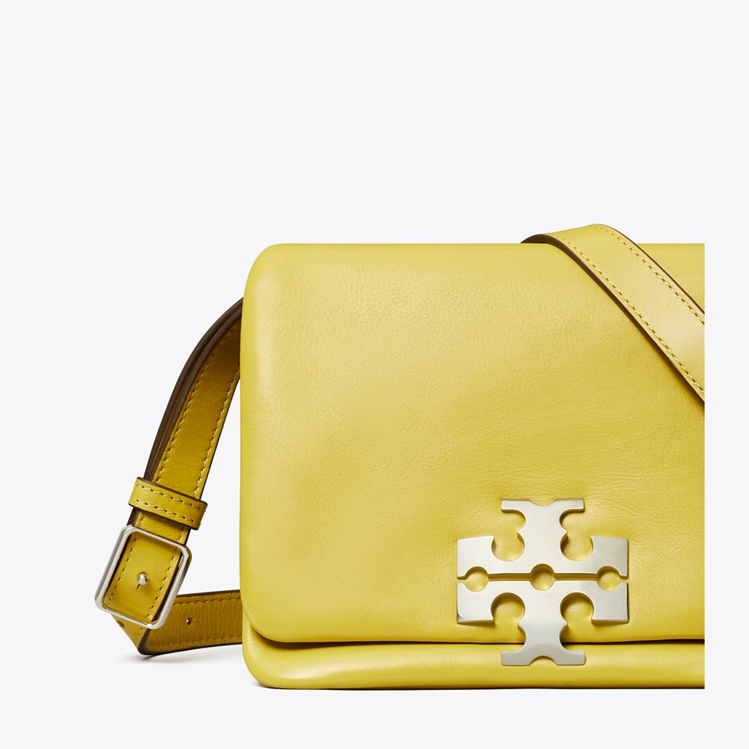 Tory Burch Charlie Shoulder Bag Golden Kiwi