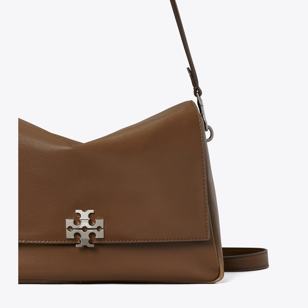 Tory Burch Charlie Shoulder Bag Malt Brown